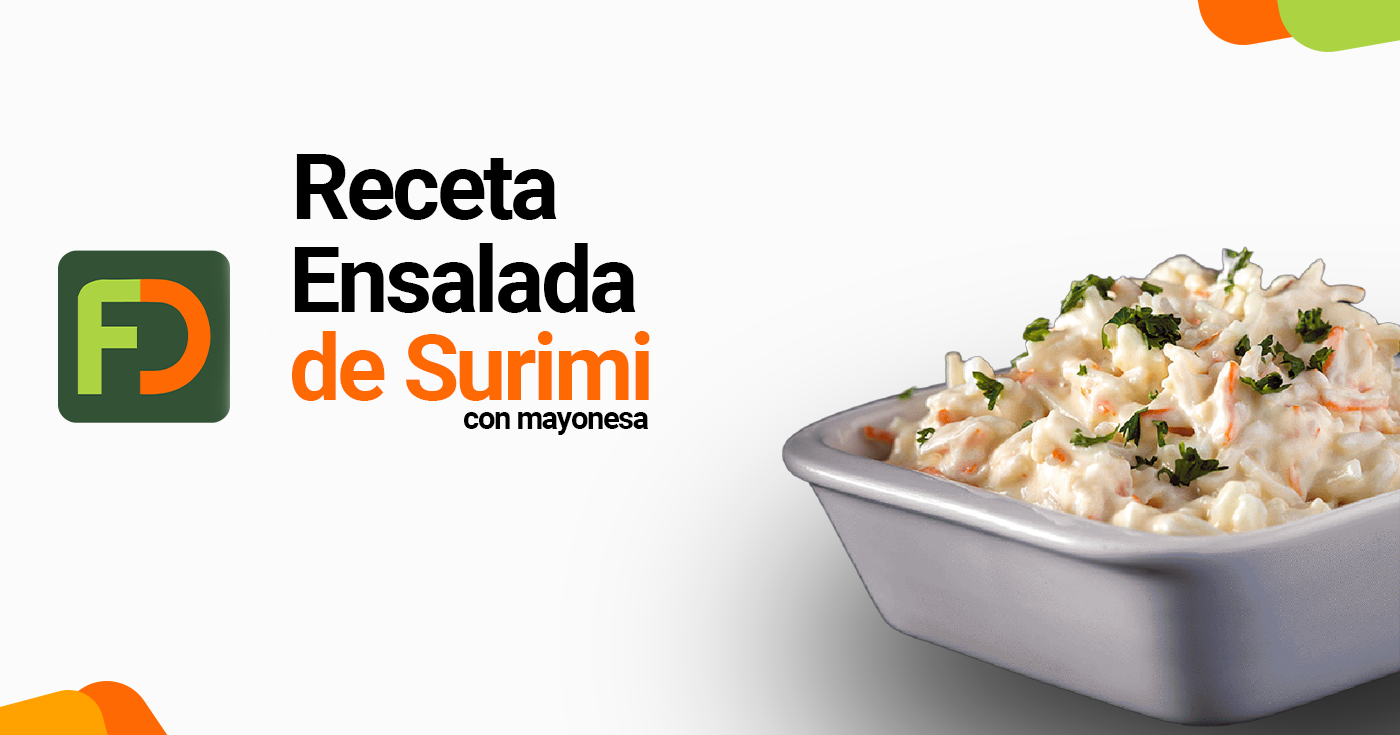 imagen de ensalada de surimi con mayonesa